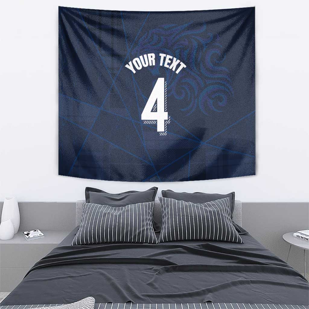 Custom Scotland National Football Tapestry Tartan Patchwork and Sport Lion - Wonder Print Shop
