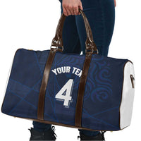 Custom Scotland National Football Travel Bag Tartan Patchwork and Sport Lion - Wonder Print Shop