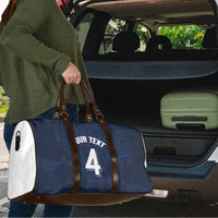 Custom Scotland National Football Travel Bag Tartan Patchwork and Sport Lion - Wonder Print Shop