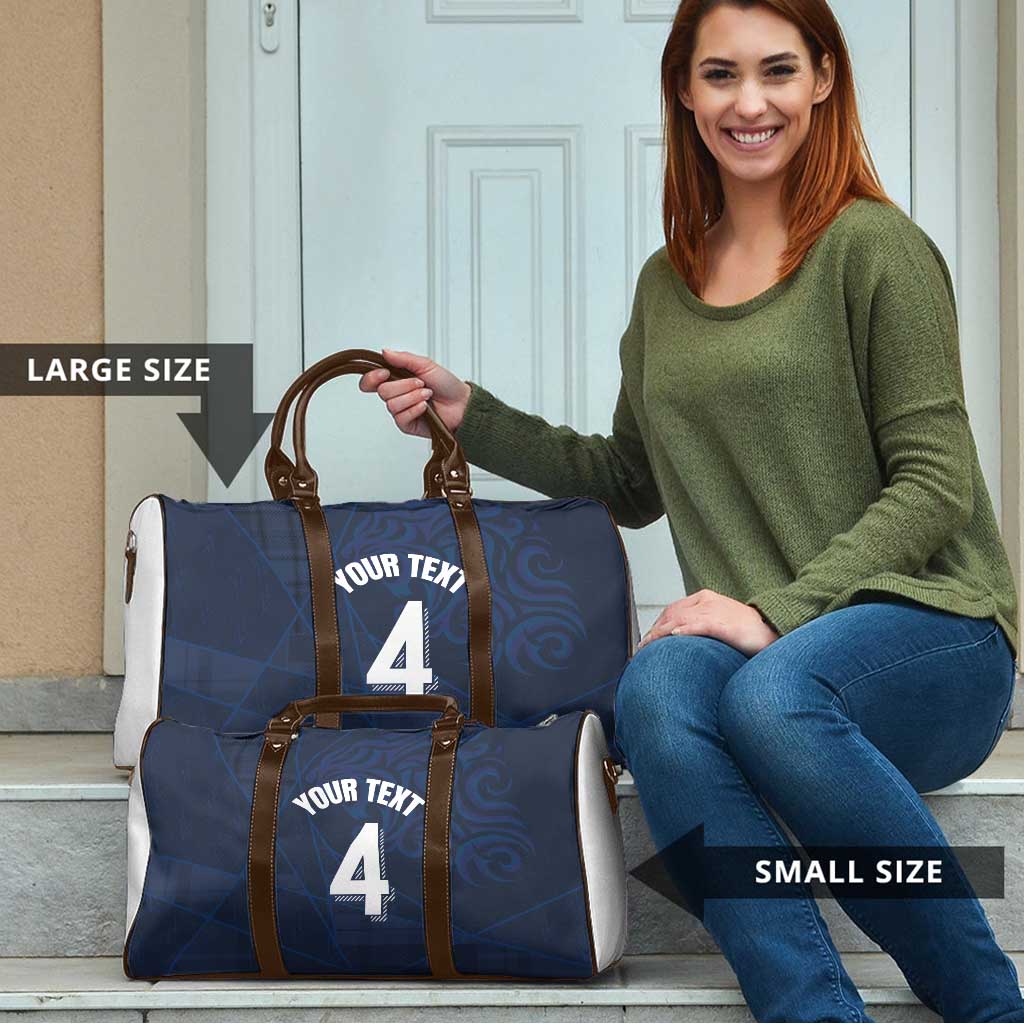Custom Scotland National Football Travel Bag Tartan Patchwork and Sport Lion - Wonder Print Shop