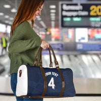 Custom Scotland National Football Travel Bag Tartan Patchwork and Sport Lion - Wonder Print Shop