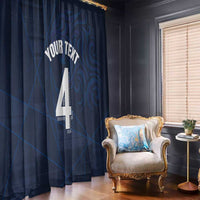 Custom Scotland National Football Window Curtain Tartan Patchwork and Sport Lion - Wonder Print Shop