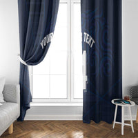 Custom Scotland National Football Window Curtain Tartan Patchwork and Sport Lion - Wonder Print Shop