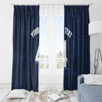 Custom Scotland National Football Window Curtain Tartan Patchwork and Sport Lion - Wonder Print Shop