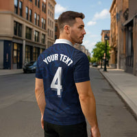 Custom Scotland National Football Zipper Polo Shirt Tartan Patchwork and Sport Lion - Wonder Print Shop