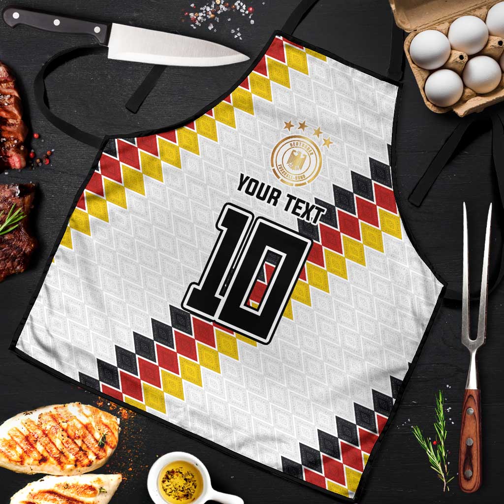 Custom Germany National Football Apron Inspired German Flag and Bavarian Renaissance Motifs - Wonder Print Shop