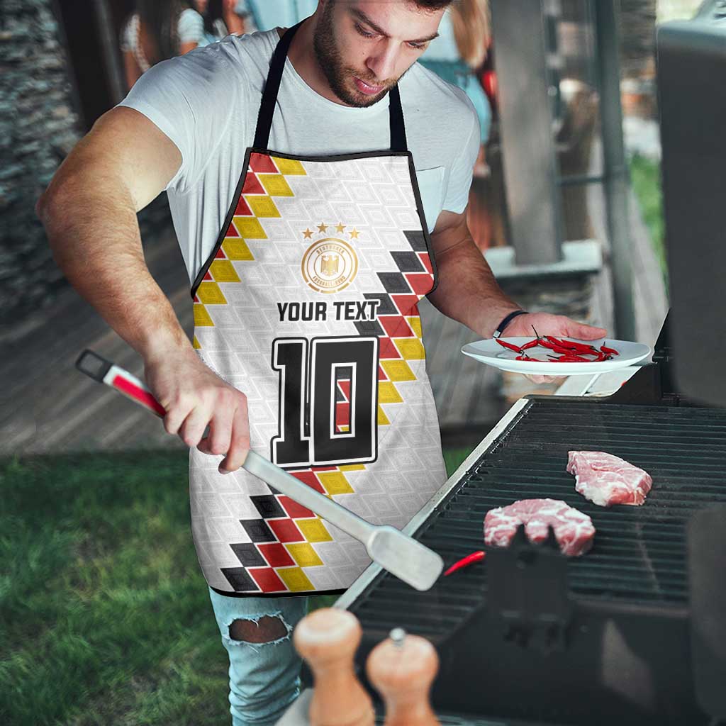 Custom Germany National Football Apron Inspired German Flag and Bavarian Renaissance Motifs - Wonder Print Shop