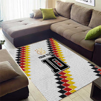 Custom Germany National Football Area Rug Inspired German Flag and Bavarian Renaissance Motifs - Wonder Print Shop