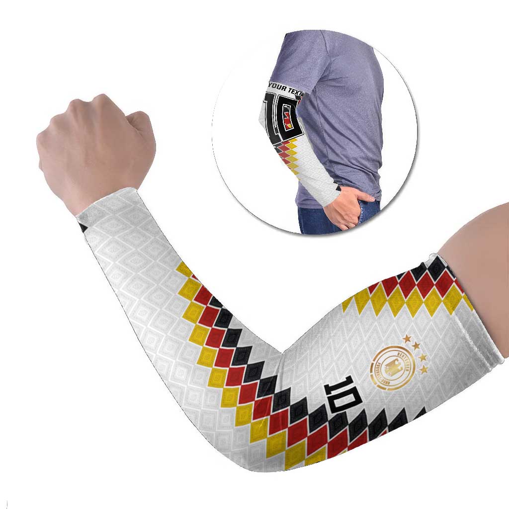 Custom Germany National Football Arm Sleeves Inspired German Flag and Bavarian Renaissance Motifs - Wonder Print Shop