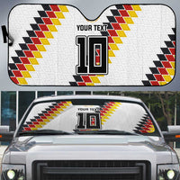 Custom Germany National Football Auto Sun Shade Inspired German Flag and Bavarian Renaissance Motifs - Wonder Print Shop