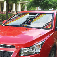 Custom Germany National Football Auto Sun Shade Inspired German Flag and Bavarian Renaissance Motifs - Wonder Print Shop