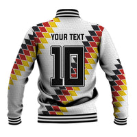 Custom Germany National Football Baseball Jacket Inspired German Flag and Bavarian Renaissance Motifs - Wonder Print Shop