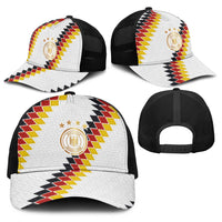 Germany National Football Baseball Net Cap Inspired by German Flag and Bavarian Renaissance Ornaments Motifs - Wonder Print Shop