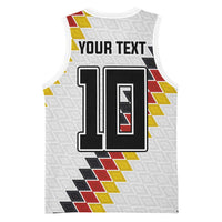 Custom Germany National Football Basketball Jersey Inspired German Flag and Bavarian Renaissance Motifs - Wonder Print Shop