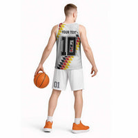Custom Germany National Football Basketball Jersey Inspired German Flag and Bavarian Renaissance Motifs - Wonder Print Shop