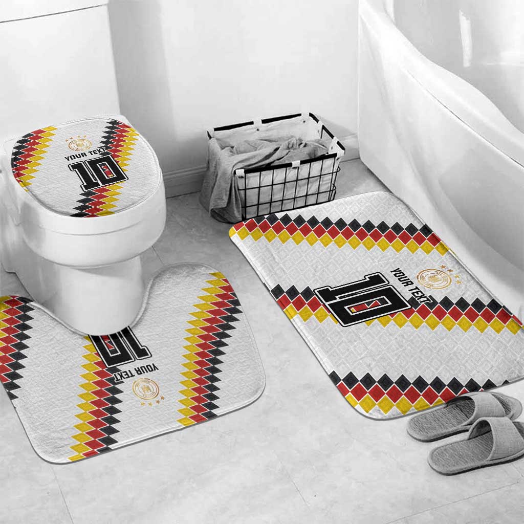 Custom Germany National Football Bathroom Set Inspired German Flag and Bavarian Renaissance Motifs - Wonder Print Shop