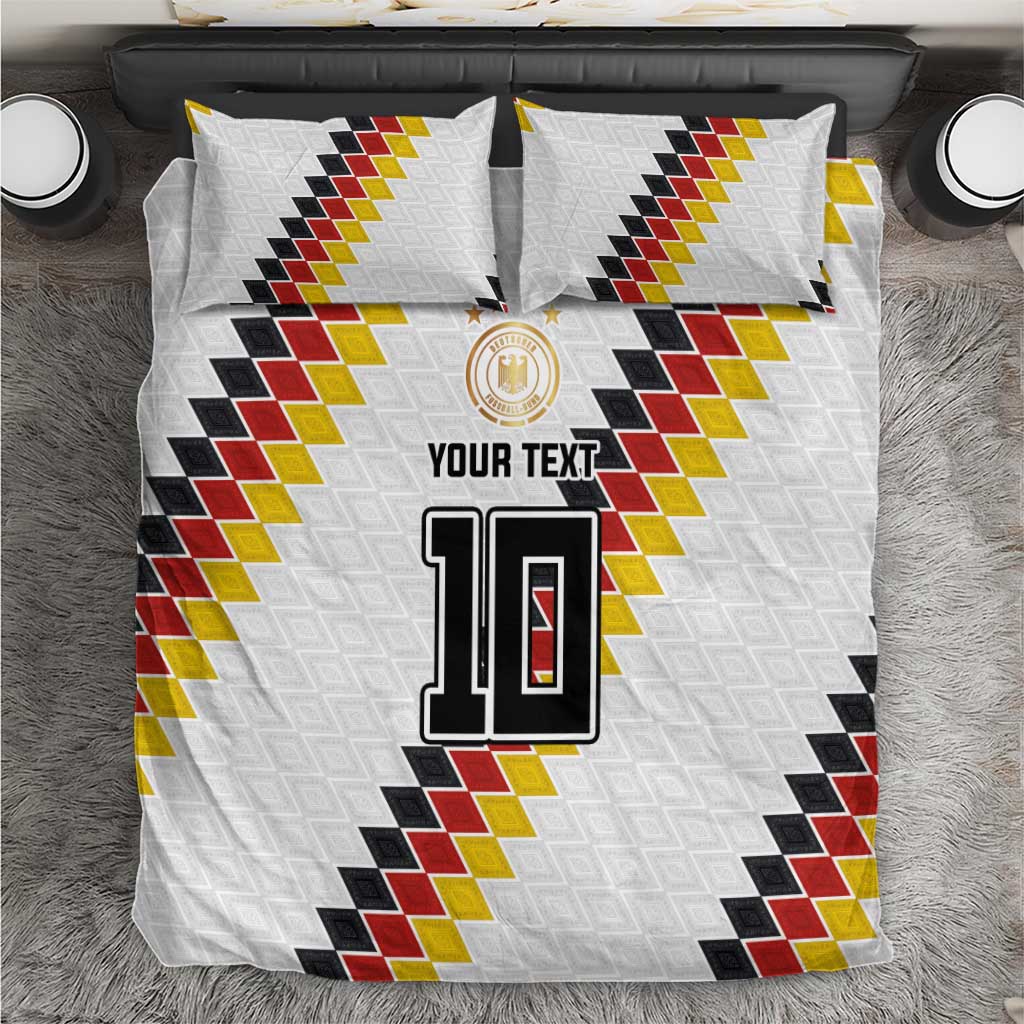 Custom Germany National Football Bedding Set Inspired German Flag and Bavarian Renaissance Motifs - Wonder Print Shop