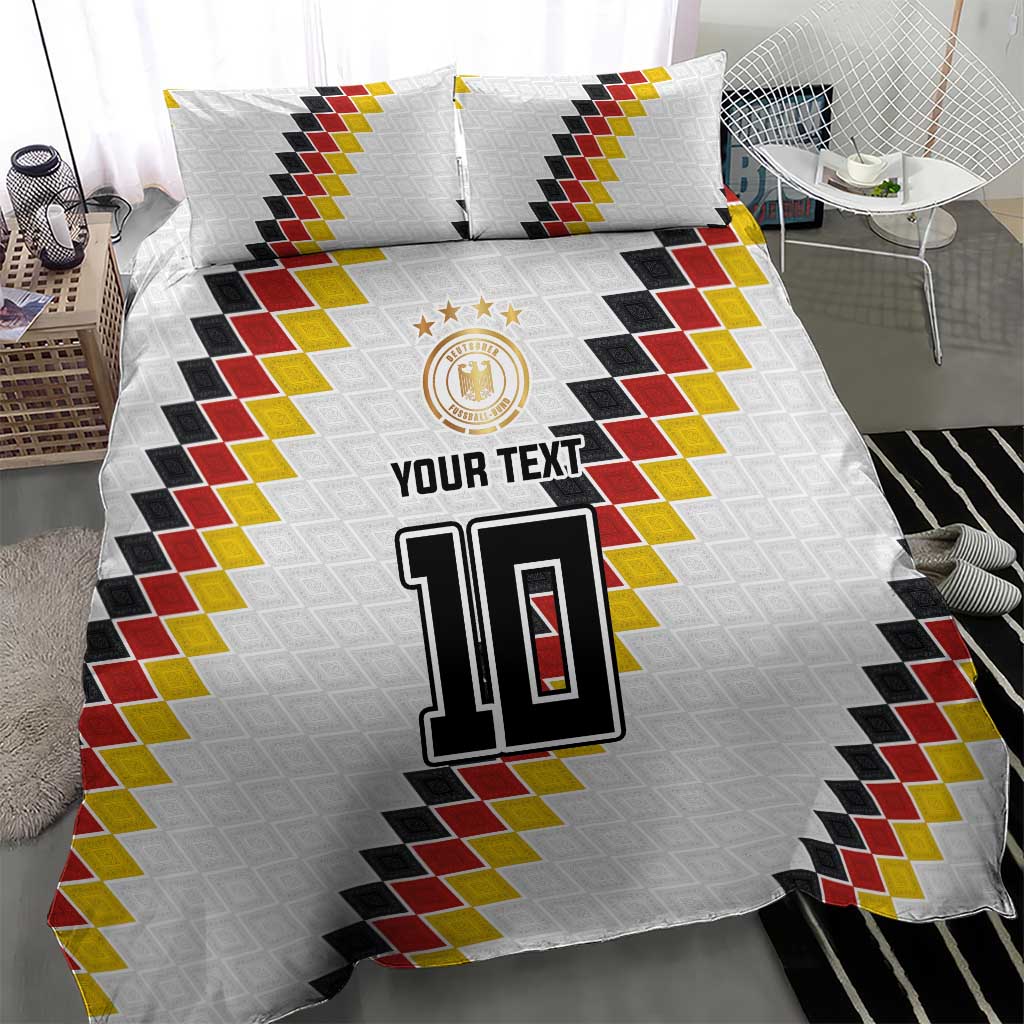 Custom Germany National Football Bedding Set Inspired German Flag and Bavarian Renaissance Motifs - Wonder Print Shop