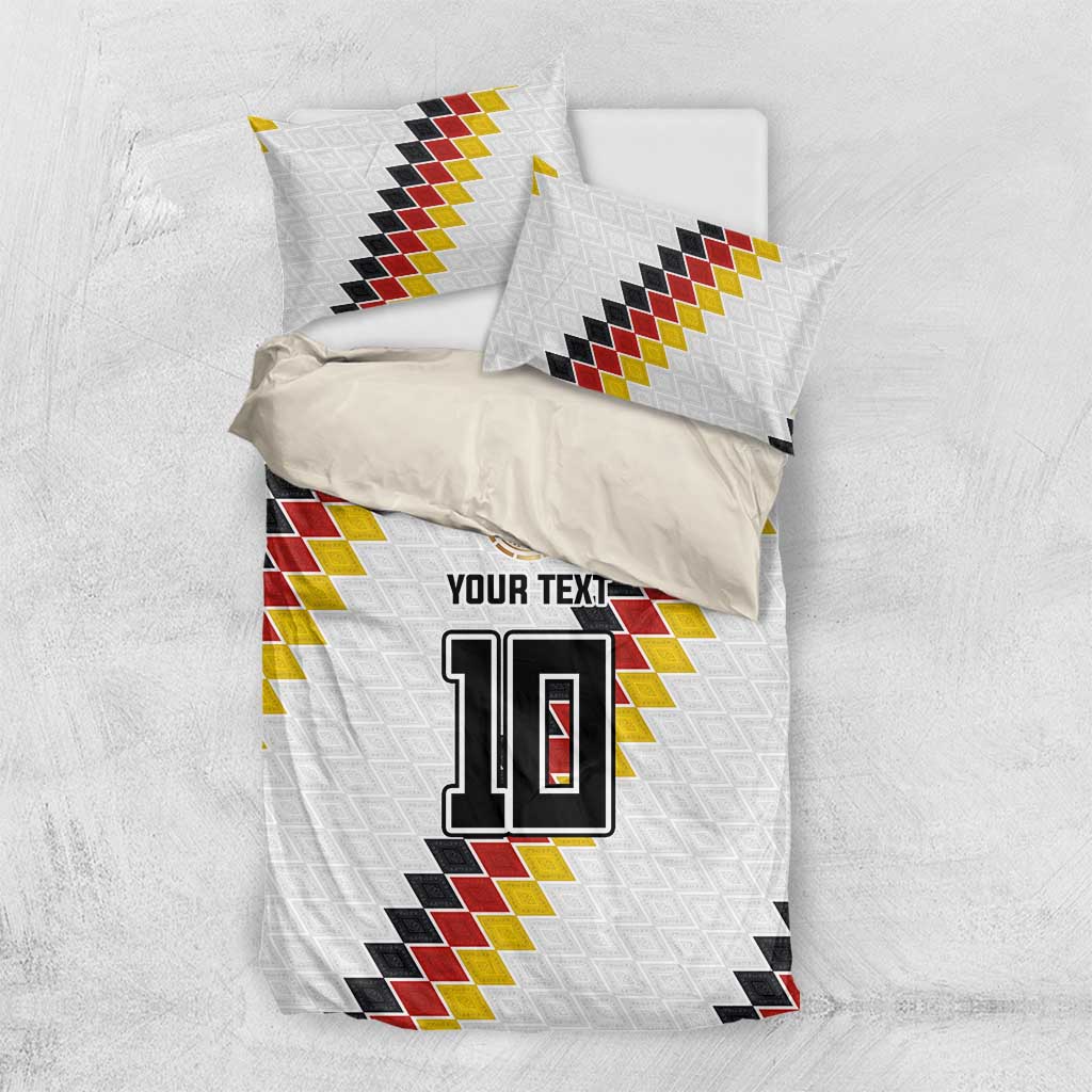 Custom Germany National Football Bedding Set Inspired German Flag and Bavarian Renaissance Motifs - Wonder Print Shop