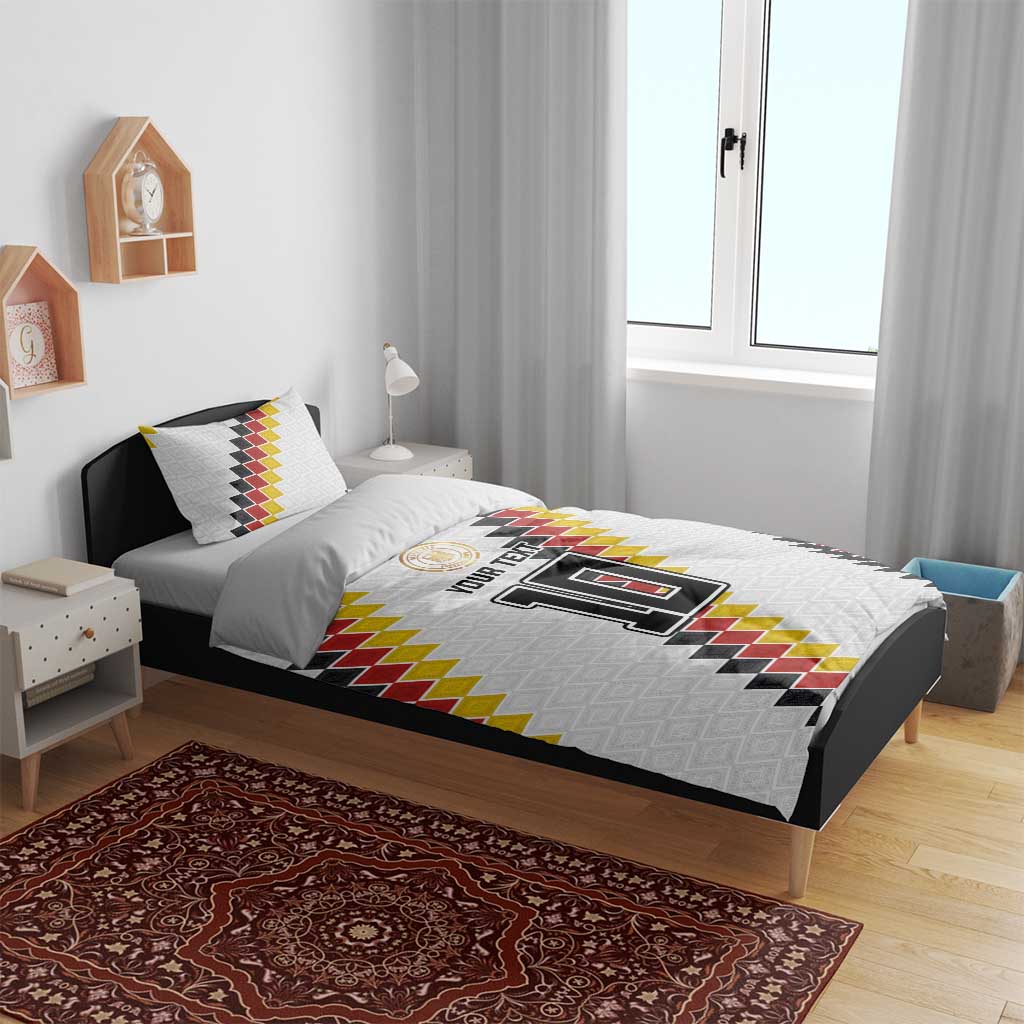 Custom Germany National Football Bedding Set Inspired German Flag and Bavarian Renaissance Motifs - Wonder Print Shop