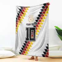 Custom Germany National Football Blanket Inspired German Flag and Bavarian Renaissance Motifs - Wonder Print Shop