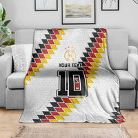 Custom Germany National Football Blanket Inspired German Flag and Bavarian Renaissance Motifs - Wonder Print Shop