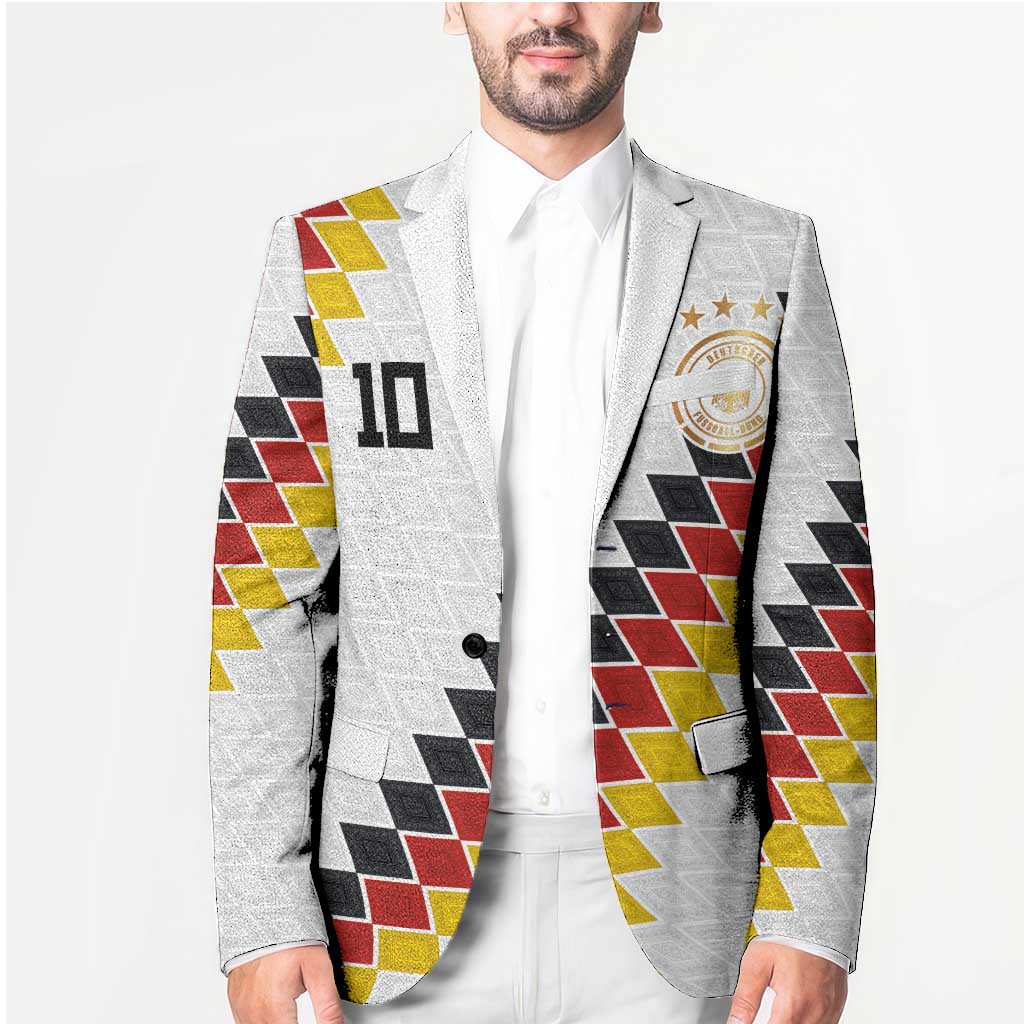 Custom Germany National Football Blazer Inspired German Flag and Bavarian Renaissance Motifs - Wonder Print Shop