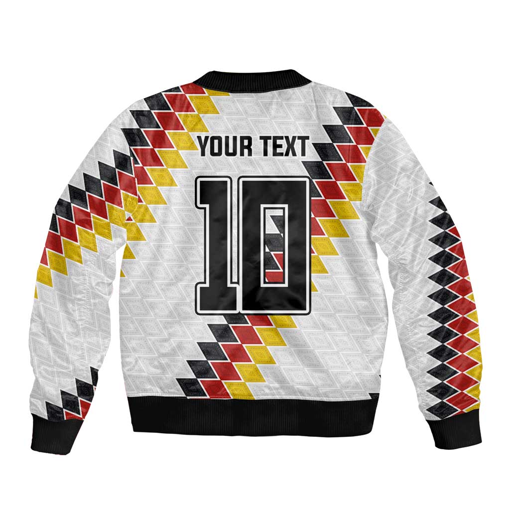 Custom Germany National Football Bomber Jacket Inspired German Flag and Bavarian Renaissance Motifs - Wonder Print Shop