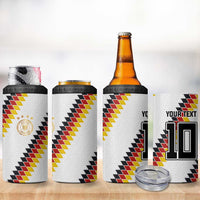 Custom Germany National Football 4 in 1 Can Cooler Tumbler Inspired German Flag and Bavarian Renaissance Motifs - Wonder Print Shop