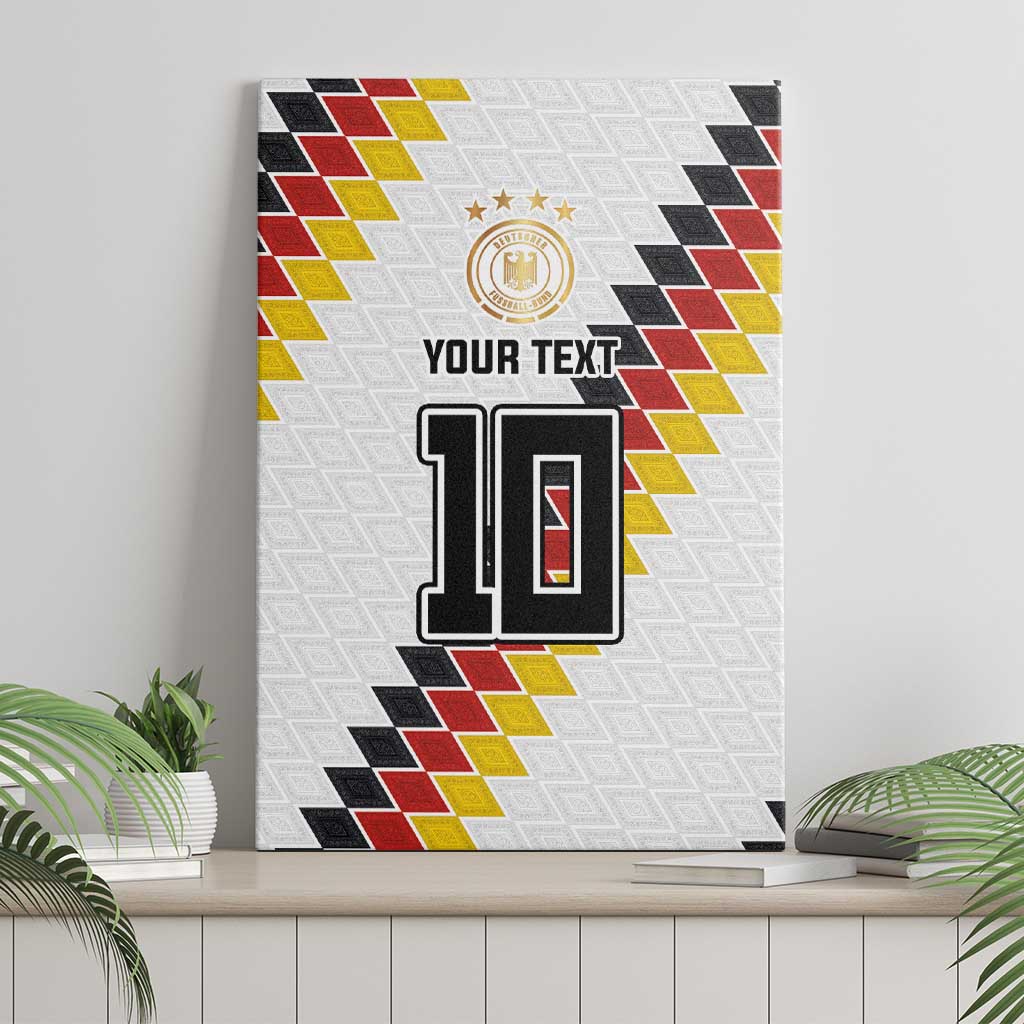 Custom Germany National Football Canvas Wall Art Inspired German Flag and Bavarian Renaissance Motifs - Wonder Print Shop