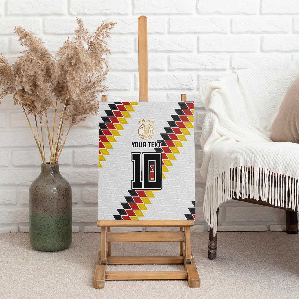 Custom Germany National Football Canvas Wall Art Inspired German Flag and Bavarian Renaissance Motifs - Wonder Print Shop