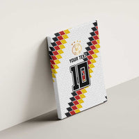 Custom Germany National Football Canvas Wall Art Inspired German Flag and Bavarian Renaissance Motifs - Wonder Print Shop