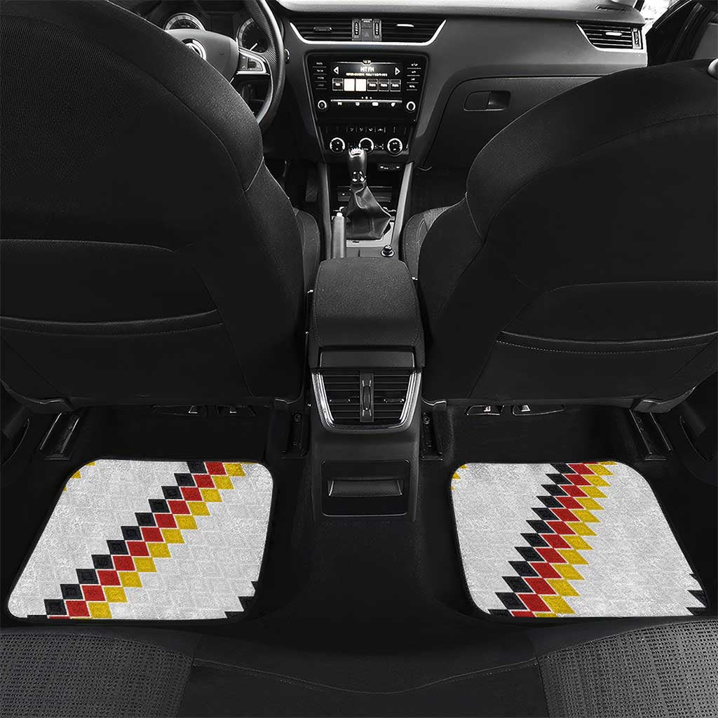Custom Germany National Football Car Mats Inspired German Flag and Bavarian Renaissance Motifs - Wonder Print Shop