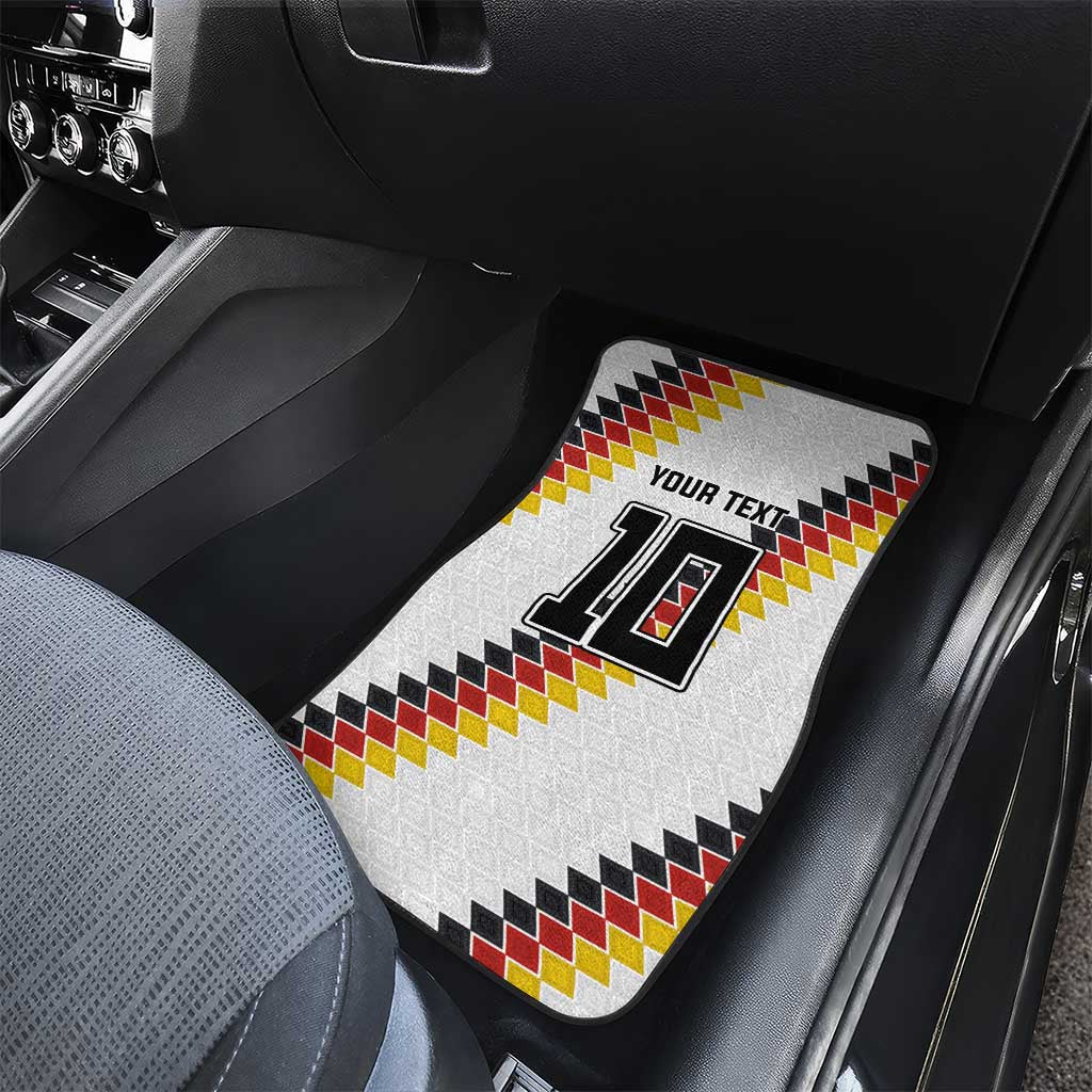 Custom Germany National Football Car Mats Inspired German Flag and Bavarian Renaissance Motifs - Wonder Print Shop
