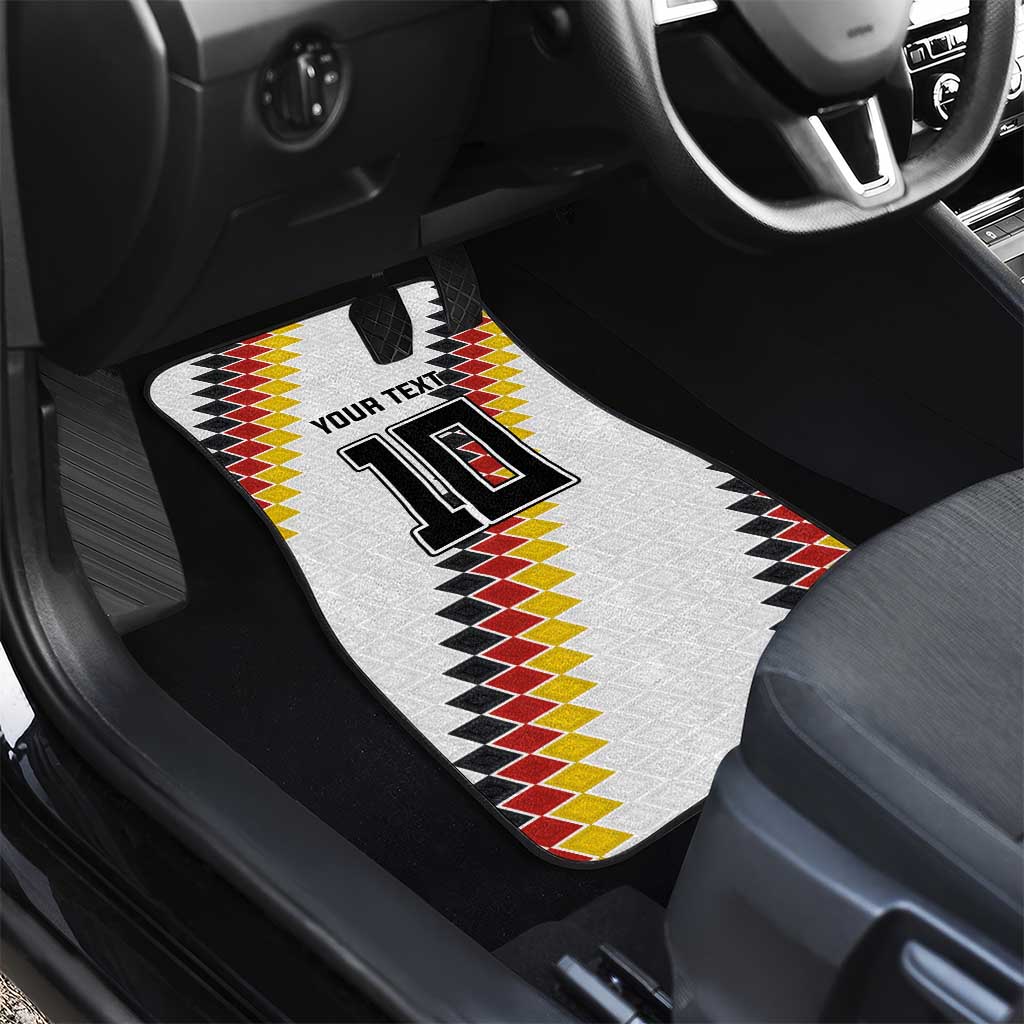 Custom Germany National Football Car Mats Inspired German Flag and Bavarian Renaissance Motifs - Wonder Print Shop