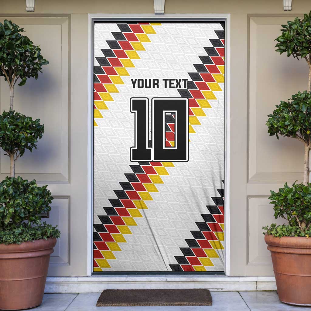 Custom Germany National Football Door Cover Inspired German Flag and Bavarian Renaissance Motifs - Wonder Print Shop