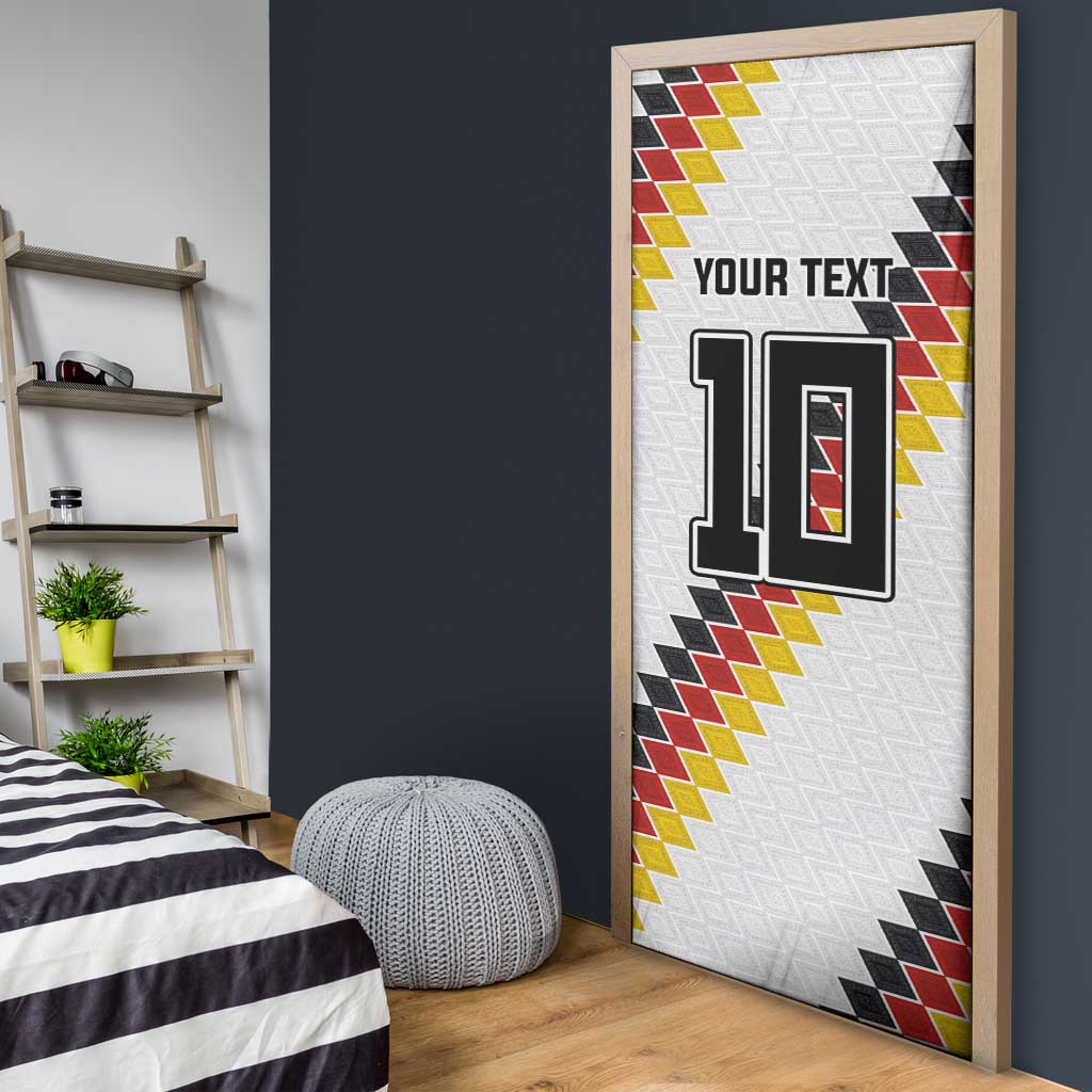 Custom Germany National Football Door Cover Inspired German Flag and Bavarian Renaissance Motifs - Wonder Print Shop