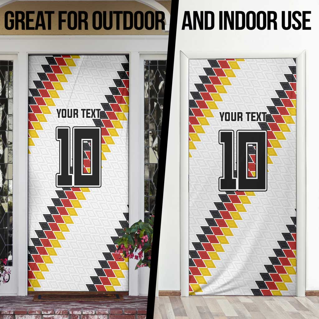 Custom Germany National Football Door Cover Inspired German Flag and Bavarian Renaissance Motifs - Wonder Print Shop