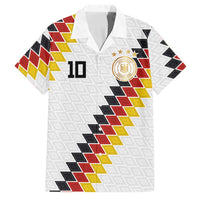 Custom Germany National Football Family Matching Off Shoulder Maxi Dress and Hawaiian Shirt Inspired German Flag and Bavarian Renaissance Motifs - Wonder Print Shop