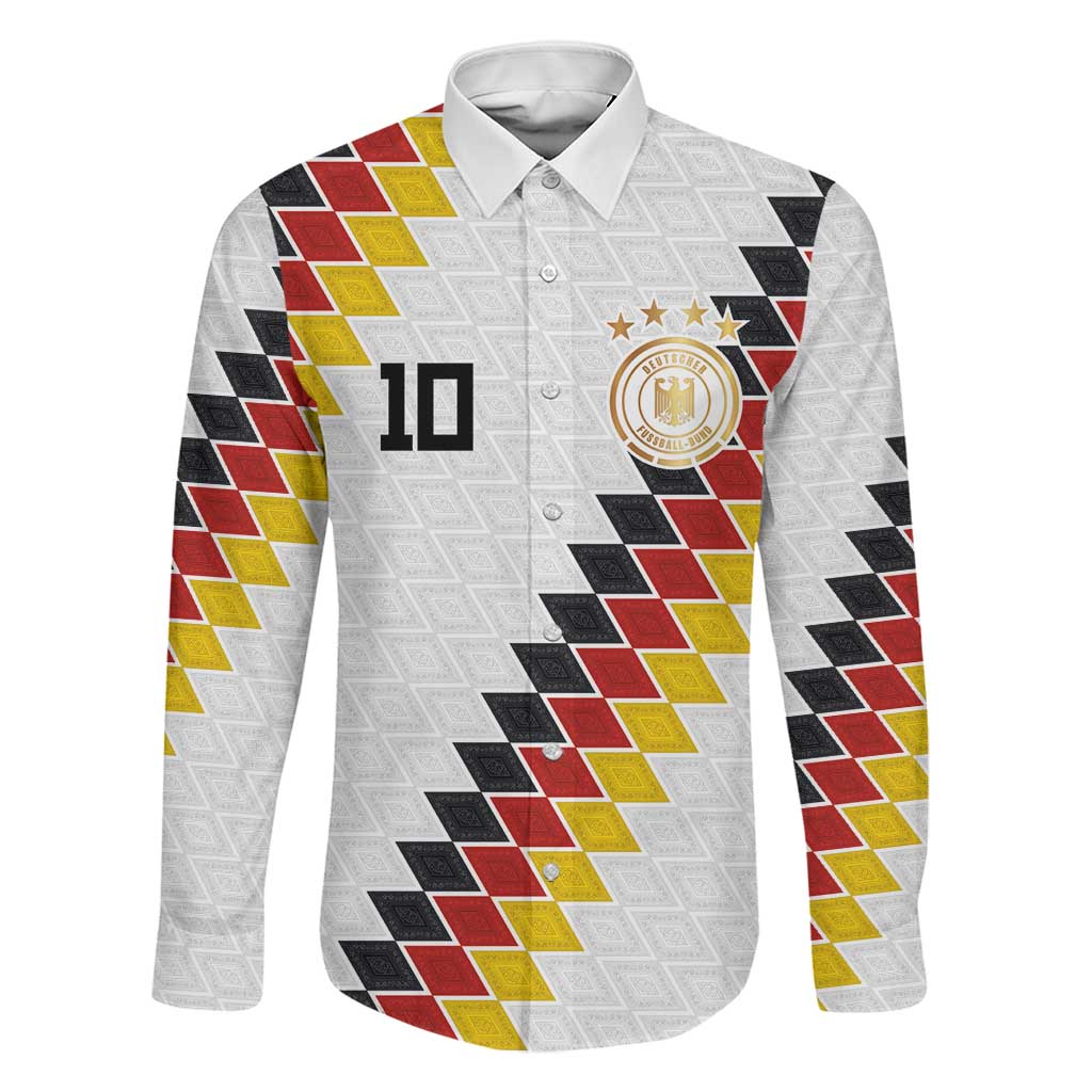 Custom Germany National Football Family Matching Puletasi and Hawaiian Shirt Inspired German Flag and Bavarian Renaissance Motifs - Wonder Print Shop