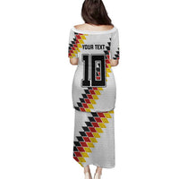 Custom Germany National Football Family Matching Puletasi and Hawaiian Shirt Inspired German Flag and Bavarian Renaissance Motifs - Wonder Print Shop