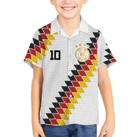 Custom Germany National Football Family Matching Puletasi and Hawaiian Shirt Inspired German Flag and Bavarian Renaissance Motifs - Wonder Print Shop