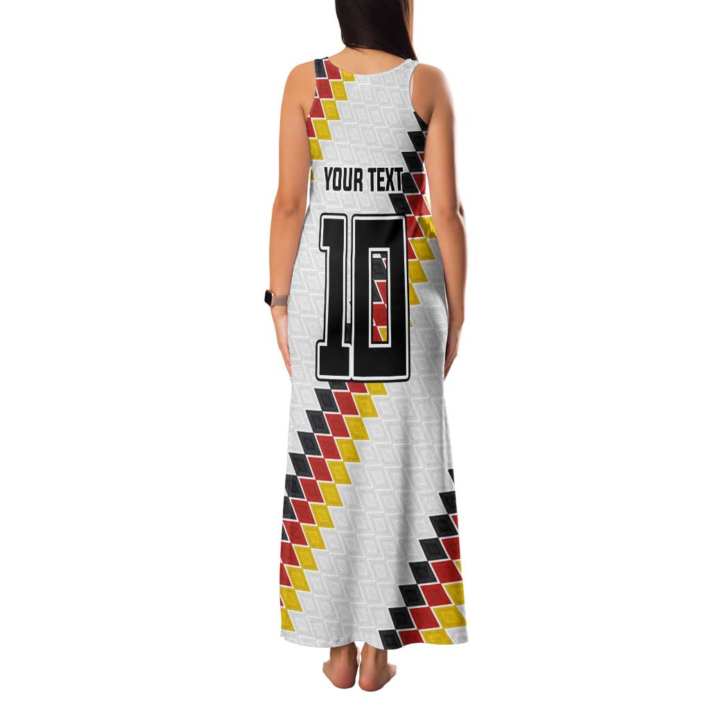 Custom Germany National Football Family Matching Tank Maxi Dress and Hawaiian Shirt Inspired German Flag and Bavarian Renaissance Motifs - Wonder Print Shop