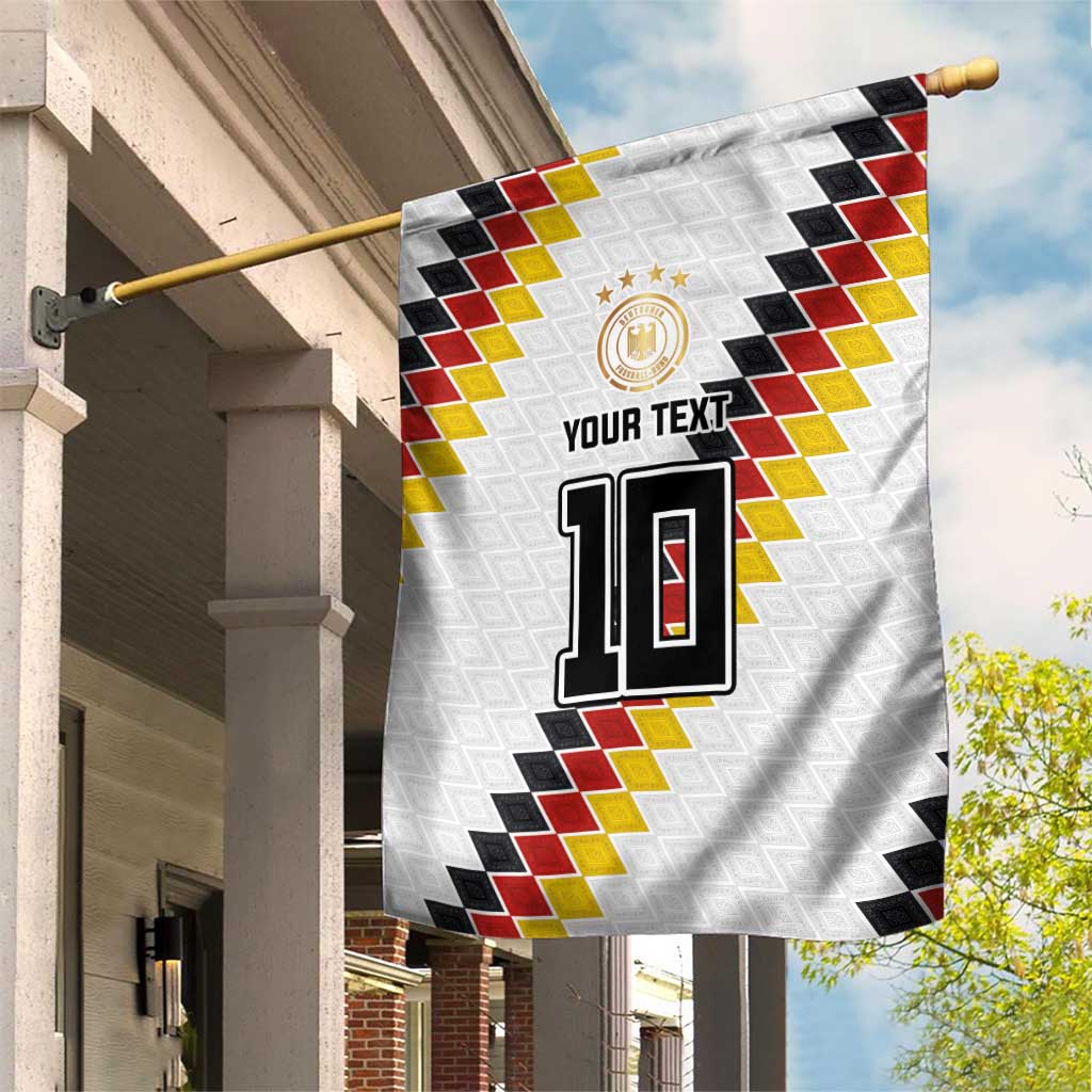 Custom Germany National Football Garden Flag Inspired German Flag and Bavarian Renaissance Motifs - Wonder Print Shop