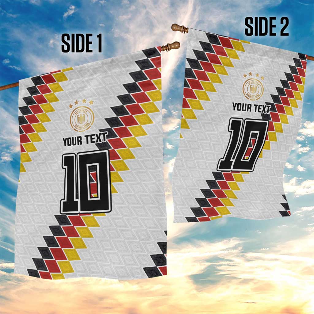 Custom Germany National Football Garden Flag Inspired German Flag and Bavarian Renaissance Motifs - Wonder Print Shop