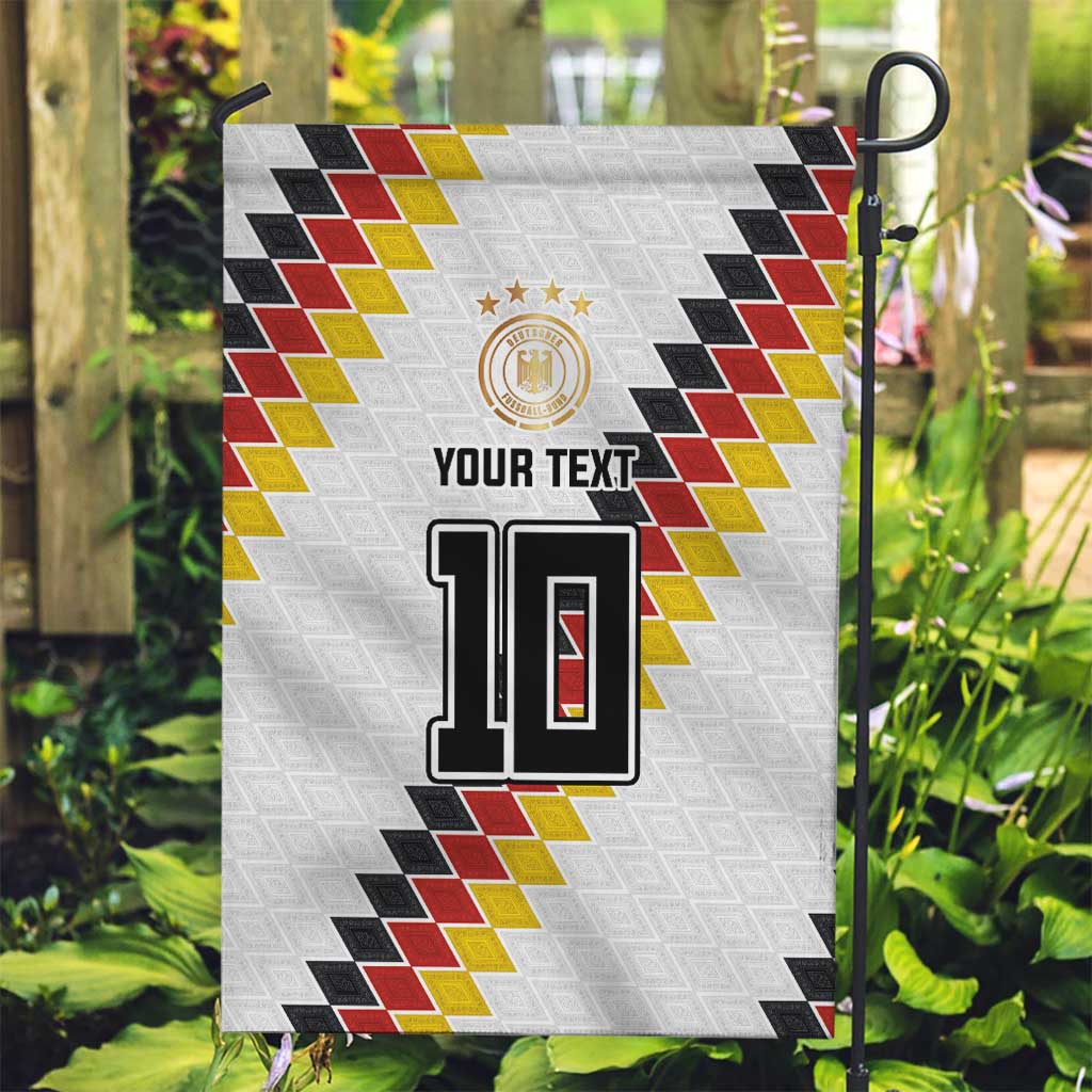 Custom Germany National Football Garden Flag Inspired German Flag and Bavarian Renaissance Motifs - Wonder Print Shop