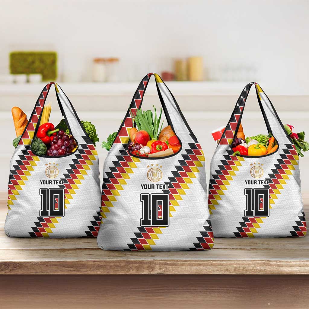 Custom Germany National Football Grocery Bag Inspired German Flag and Bavarian Renaissance Motifs - Wonder Print Shop