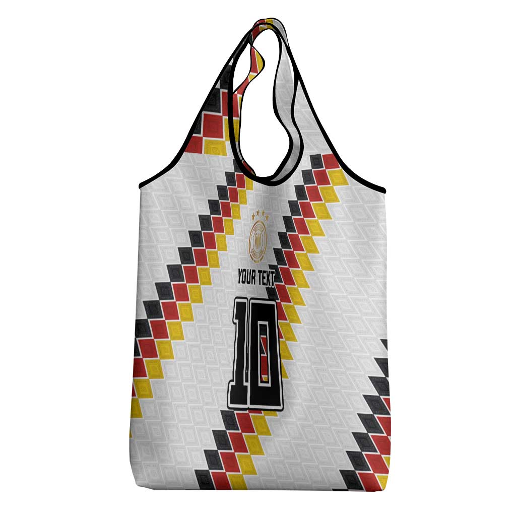 Custom Germany National Football Grocery Bag Inspired German Flag and Bavarian Renaissance Motifs - Wonder Print Shop