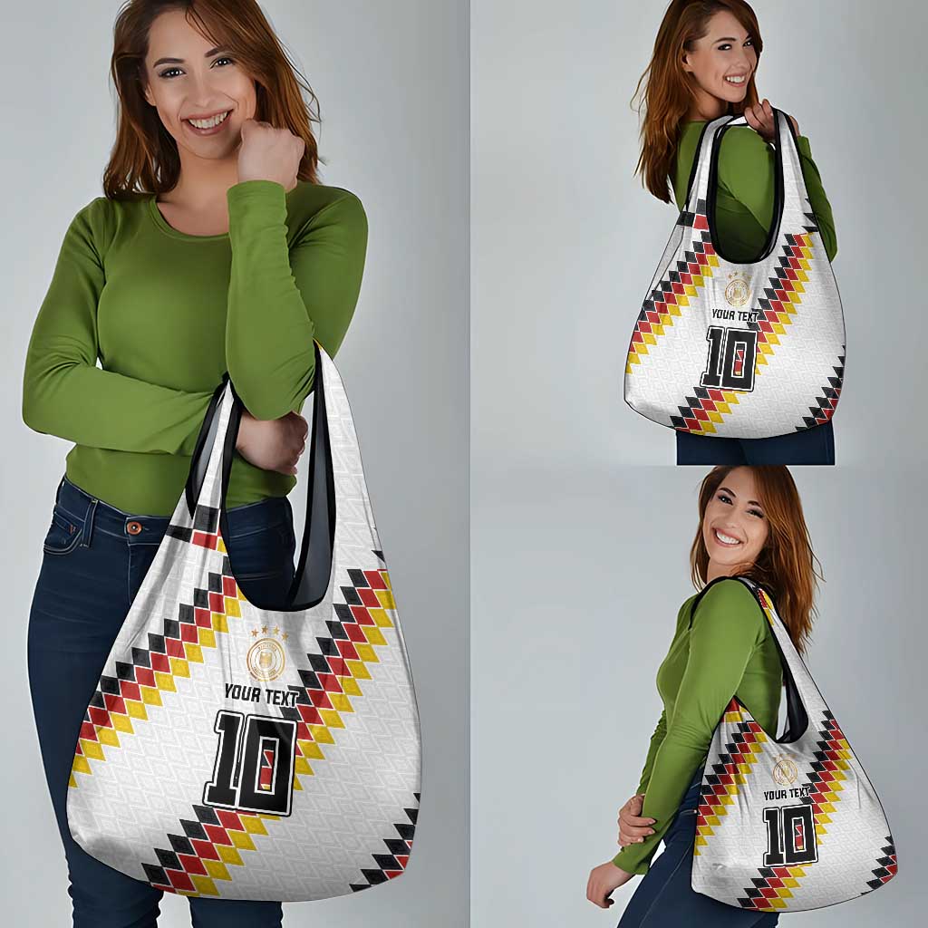 Custom Germany National Football Grocery Bag Inspired German Flag and Bavarian Renaissance Motifs - Wonder Print Shop