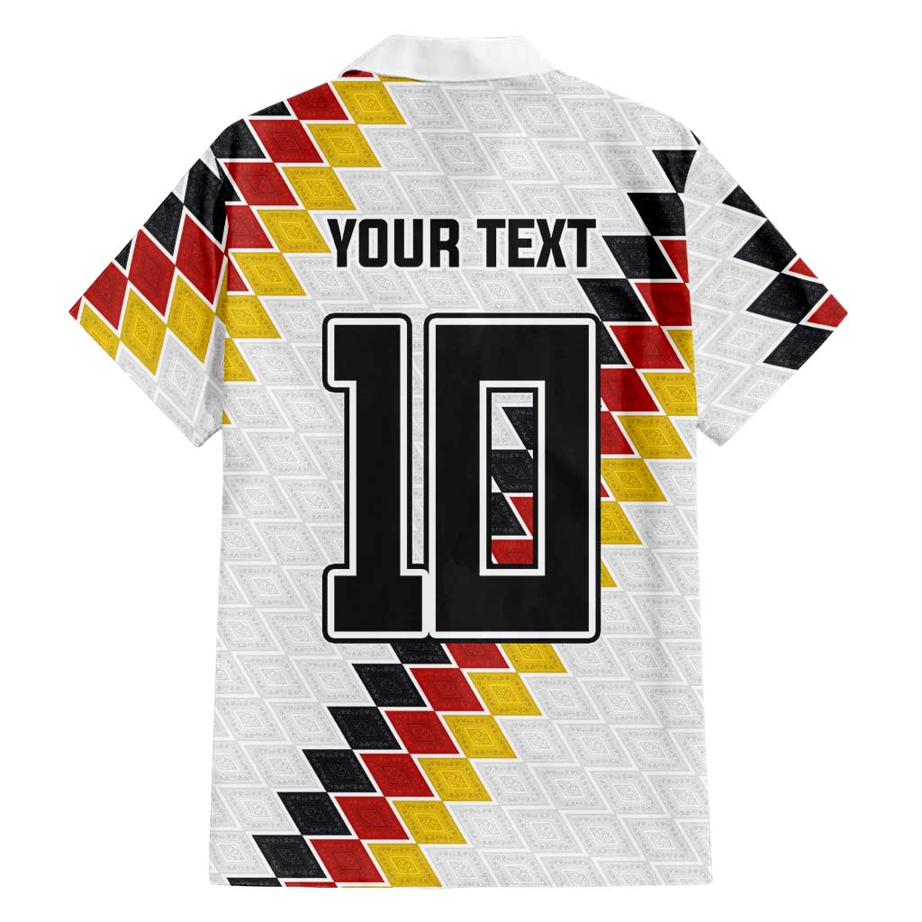 Custom Germany National Football Hawaiian Shirt Inspired German Flag and Bavarian Renaissance Motifs - Wonder Print Shop